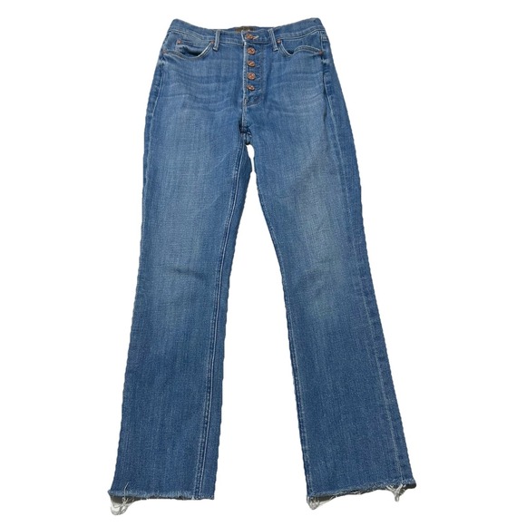 MOTHER Denim Cropped Ankle Jeans - Picture 6 of 9
